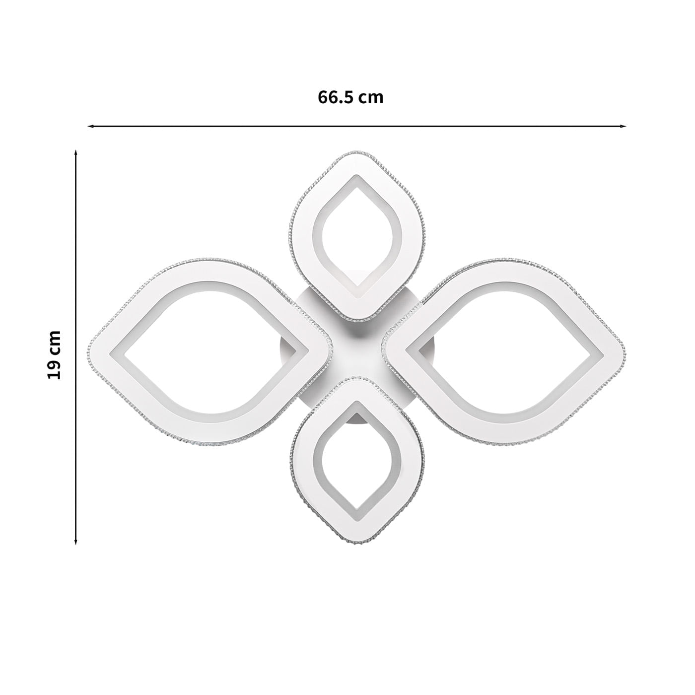 Luces Decorativas de Techo Inteligentes VTA+ CCT 70W WiFi img #3
