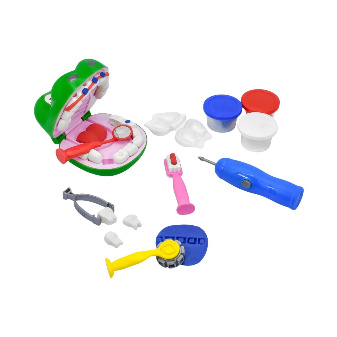 Playset de Plastilina Dentista Cocodrilo Monkey Doh img #1