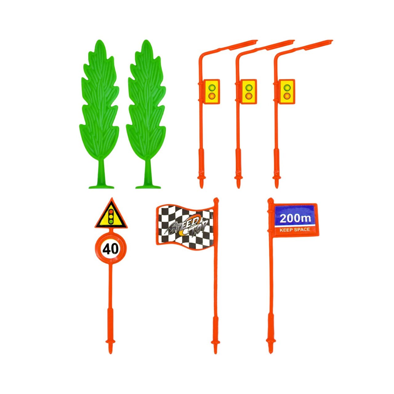 Pista Colores Neón con Carro Eléctrico Max Racer img #4