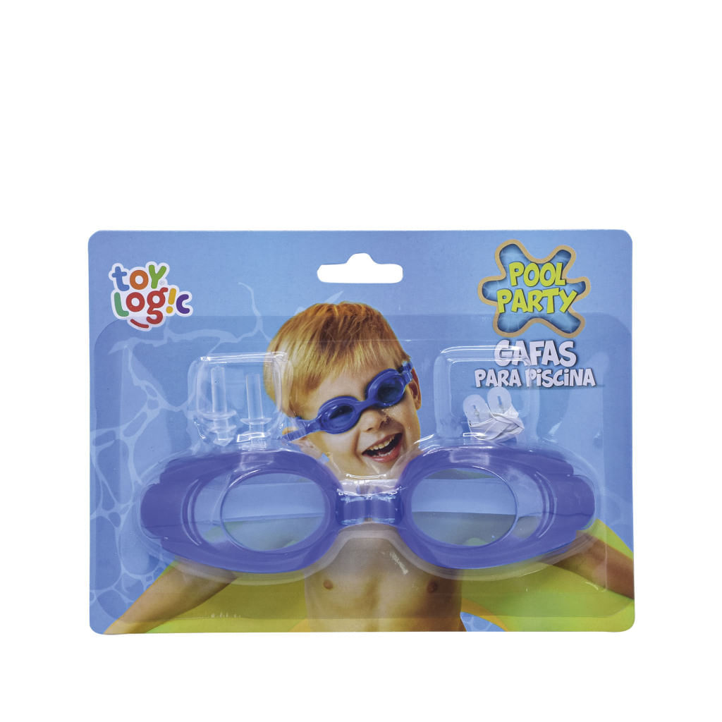 Gafas Piscina para Niños Pool Party Color Azul Toy Logic img #4