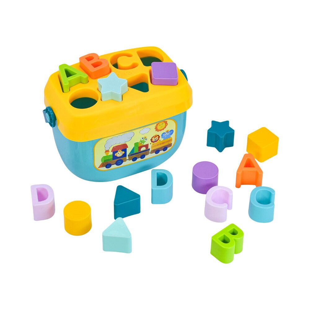 Bloques Encajables con Contenedor y Tapa Clasificadora Baby Mine img #1