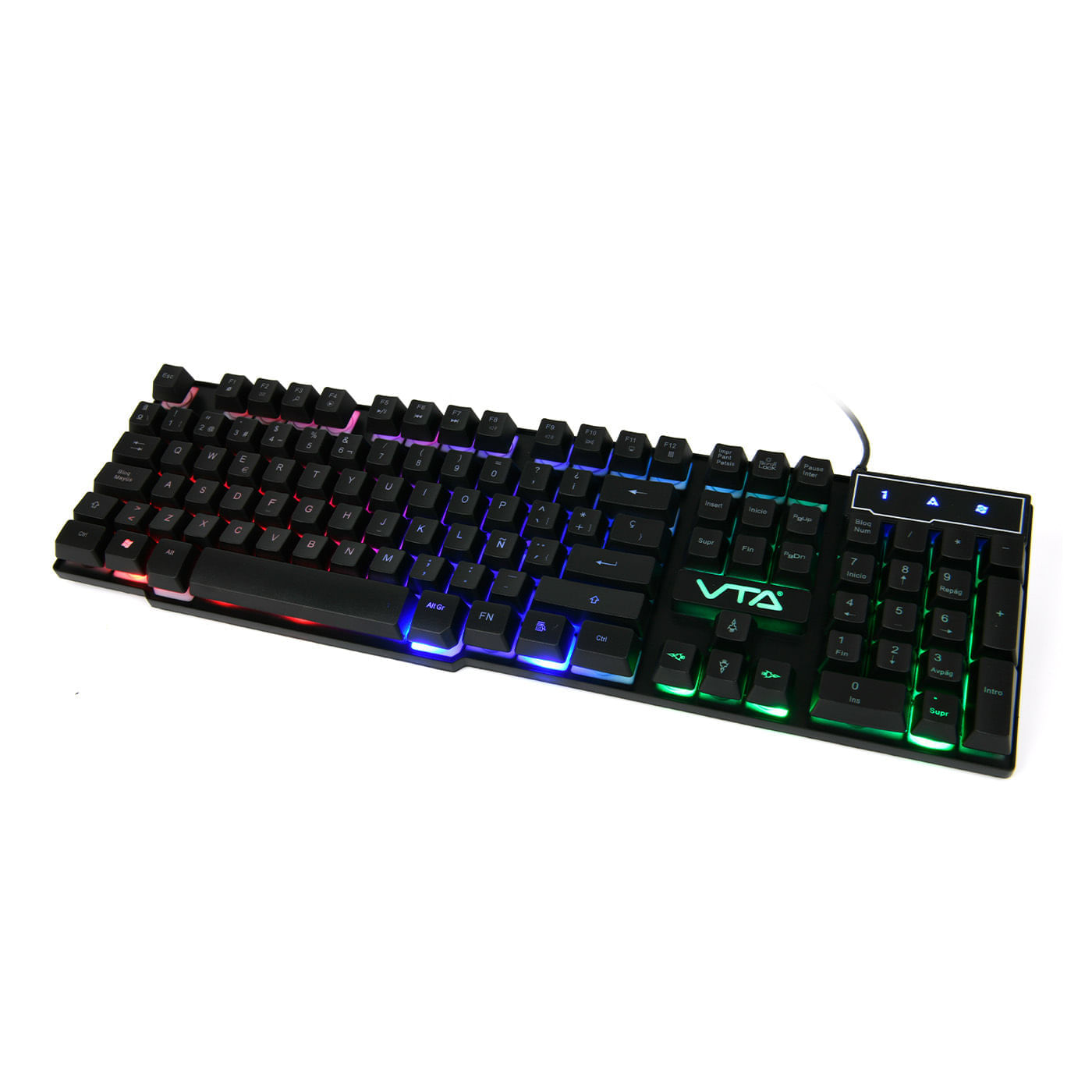 Kit Teclado y Mouse Gamer + Cámara Web 1080P Full HD VTA img #1