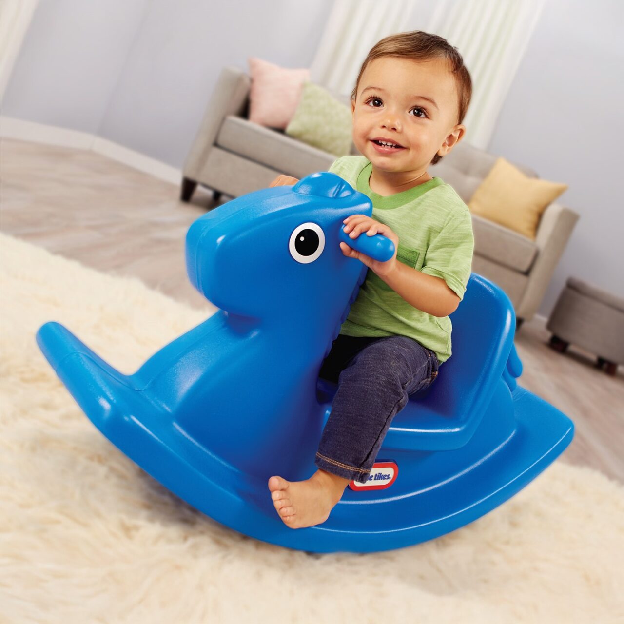 Caballo Mecedor Rocking Horse Azul Little Tikes img #3