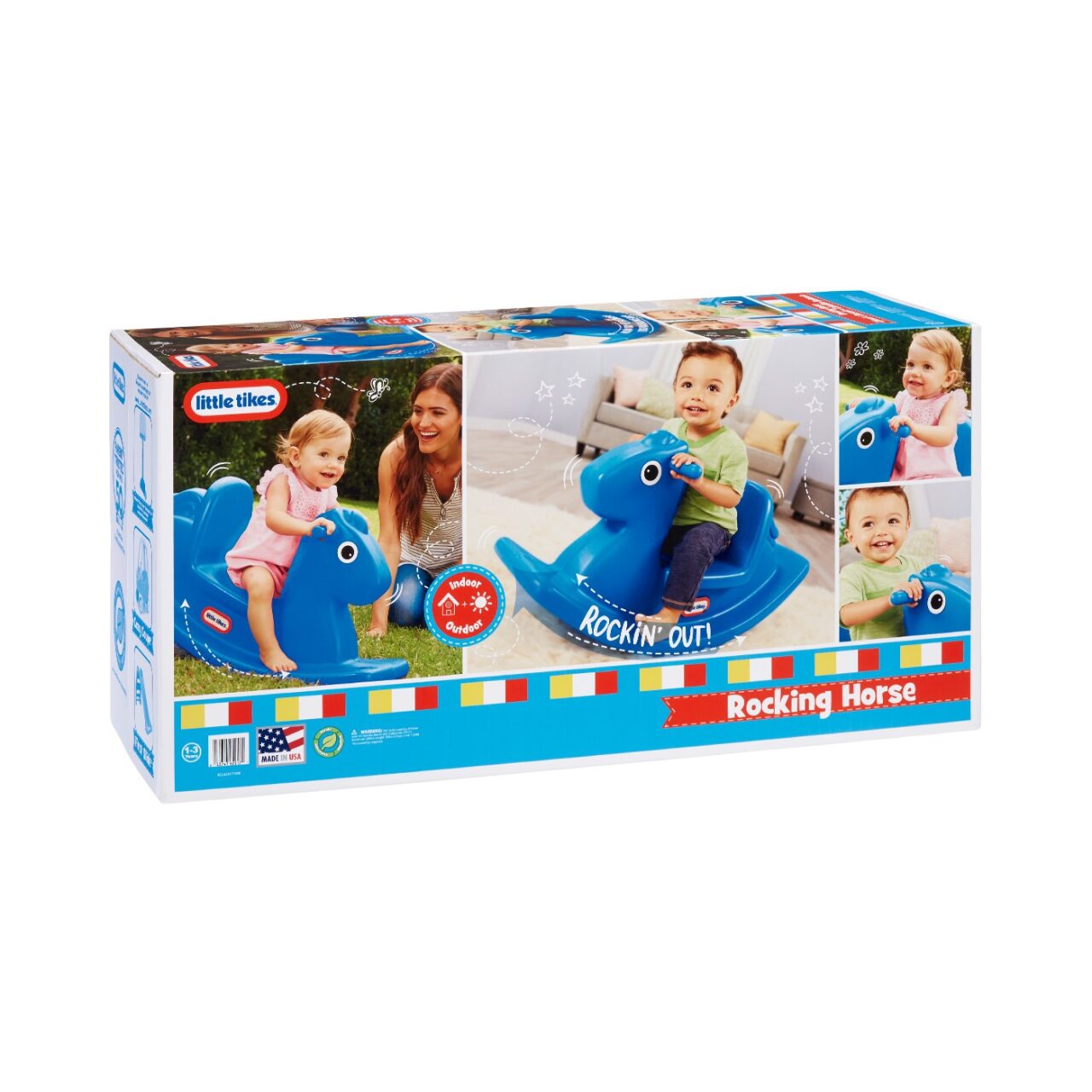 Caballo Mecedor Rocking Horse Azul Little Tikes img #5
