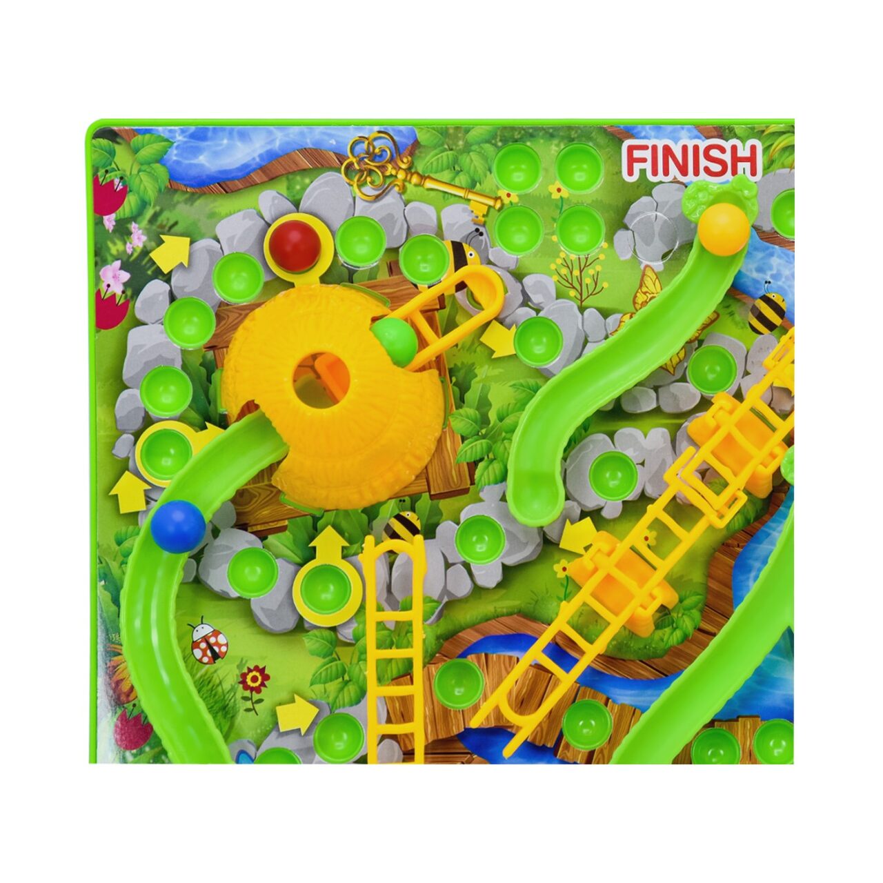 Escaleras y Serpientes 3D con Dado y Fichas King Games img #2