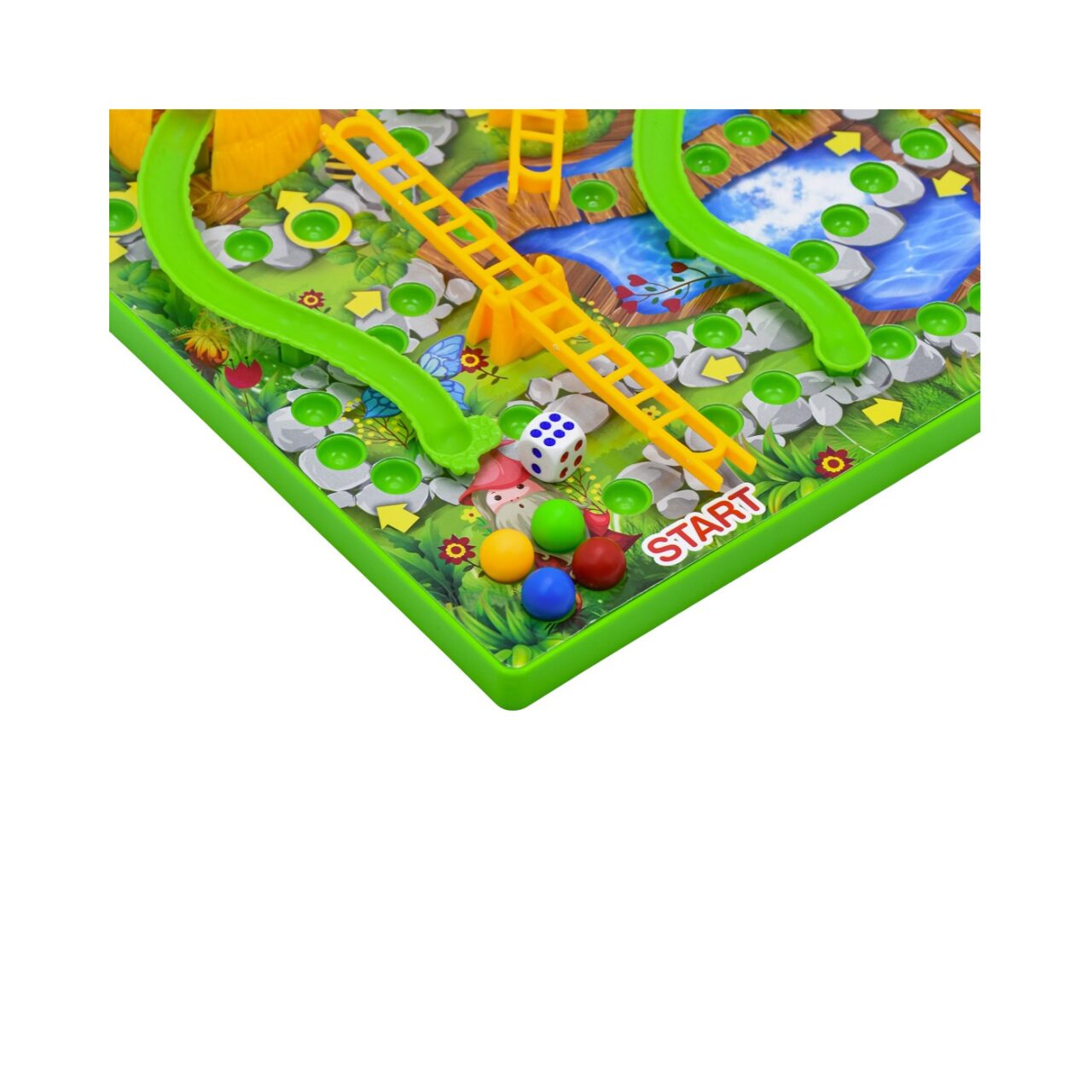 Escaleras y Serpientes 3D con Dado y Fichas King Games img #3