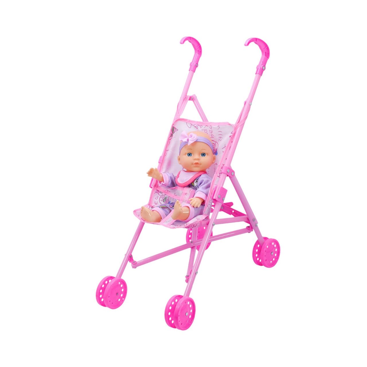 Set Muñeca Bebé Paseo y Comida Sweet Baby img #1