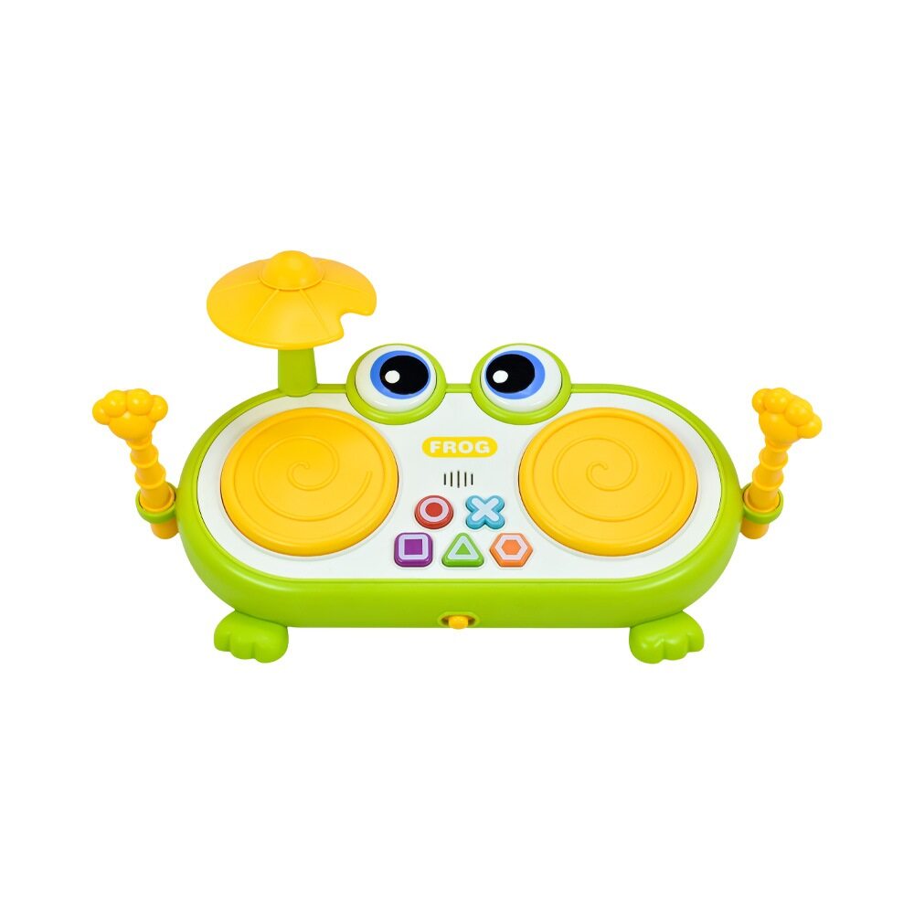 Tambor Electrónico Rana con Luces Baby Mine img #1