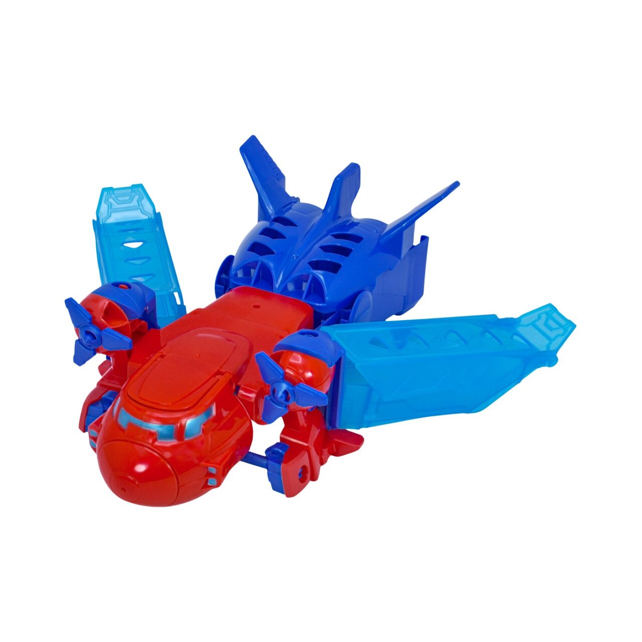 Figura Robot con 6 Carros y Rampa Robot Fighter img #5