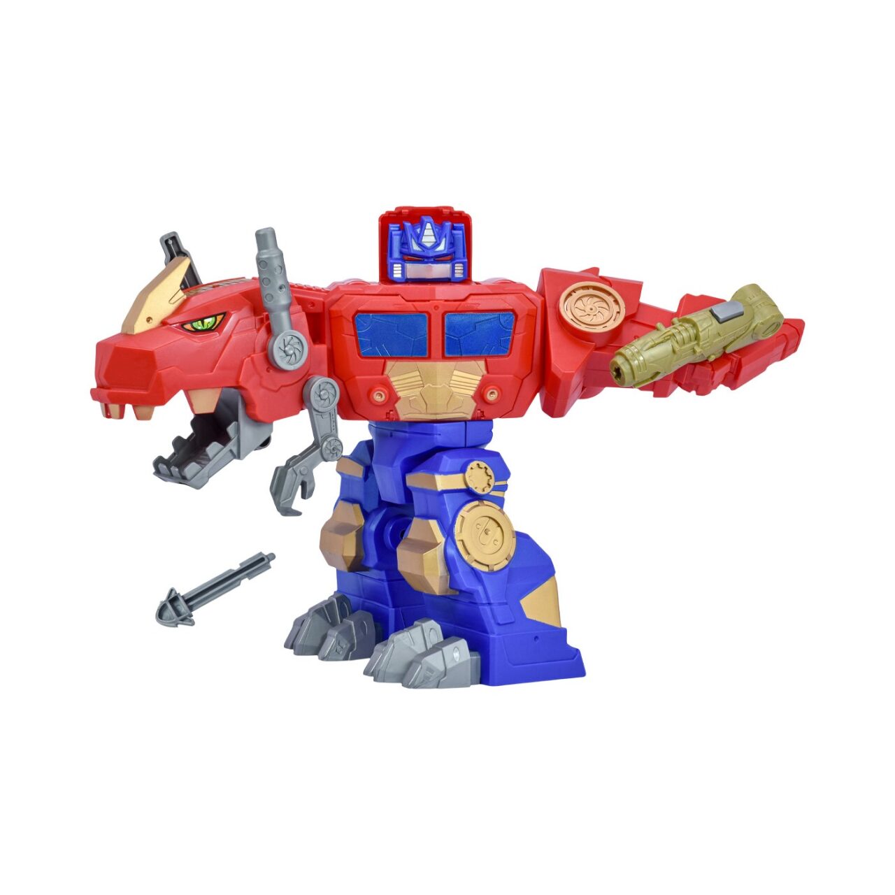 Figura Transformable Dinosaurio con Luces y Sonido Robot Fighter img #2