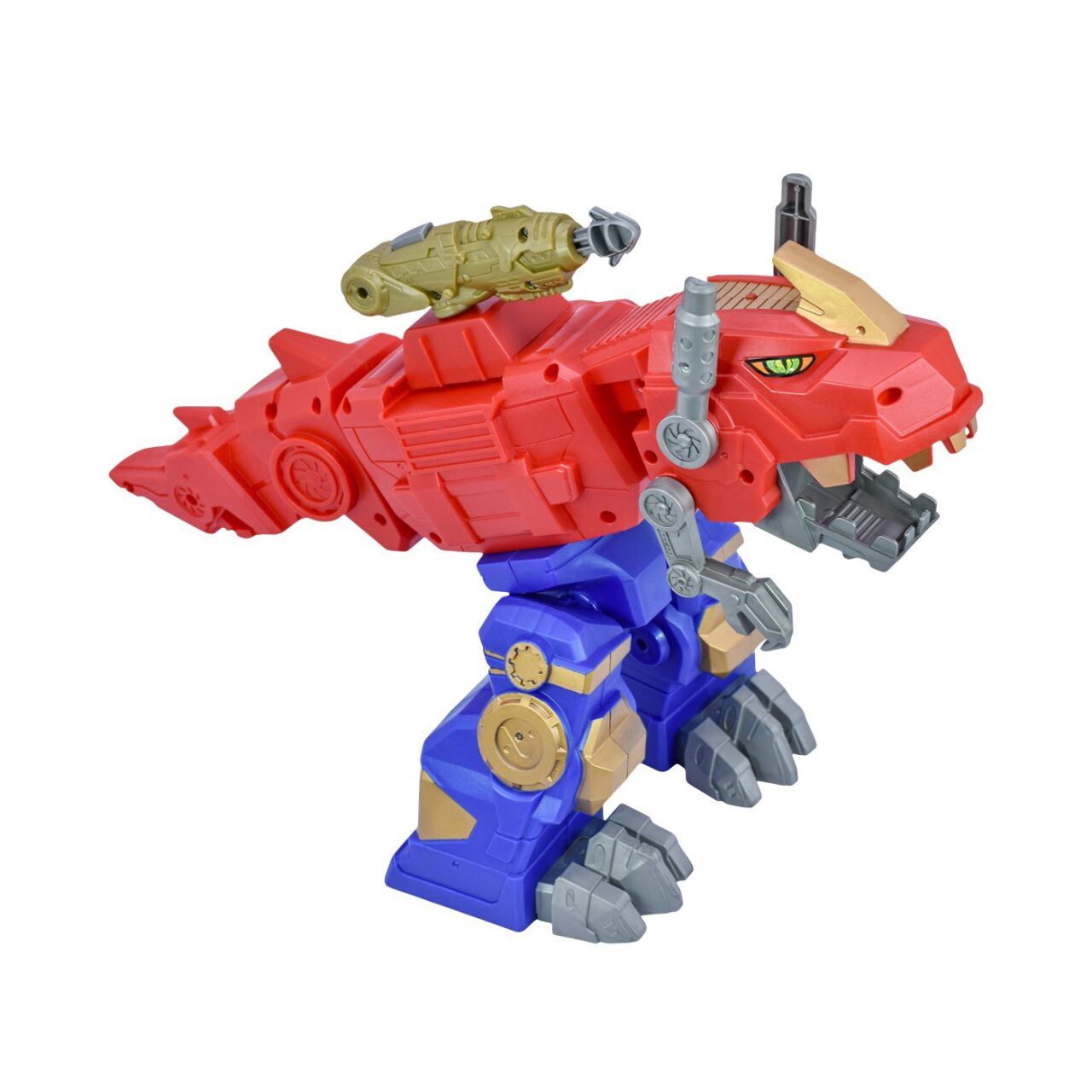 Figura Transformable Dinosaurio con Luces y Sonido Robot Fighter img #1