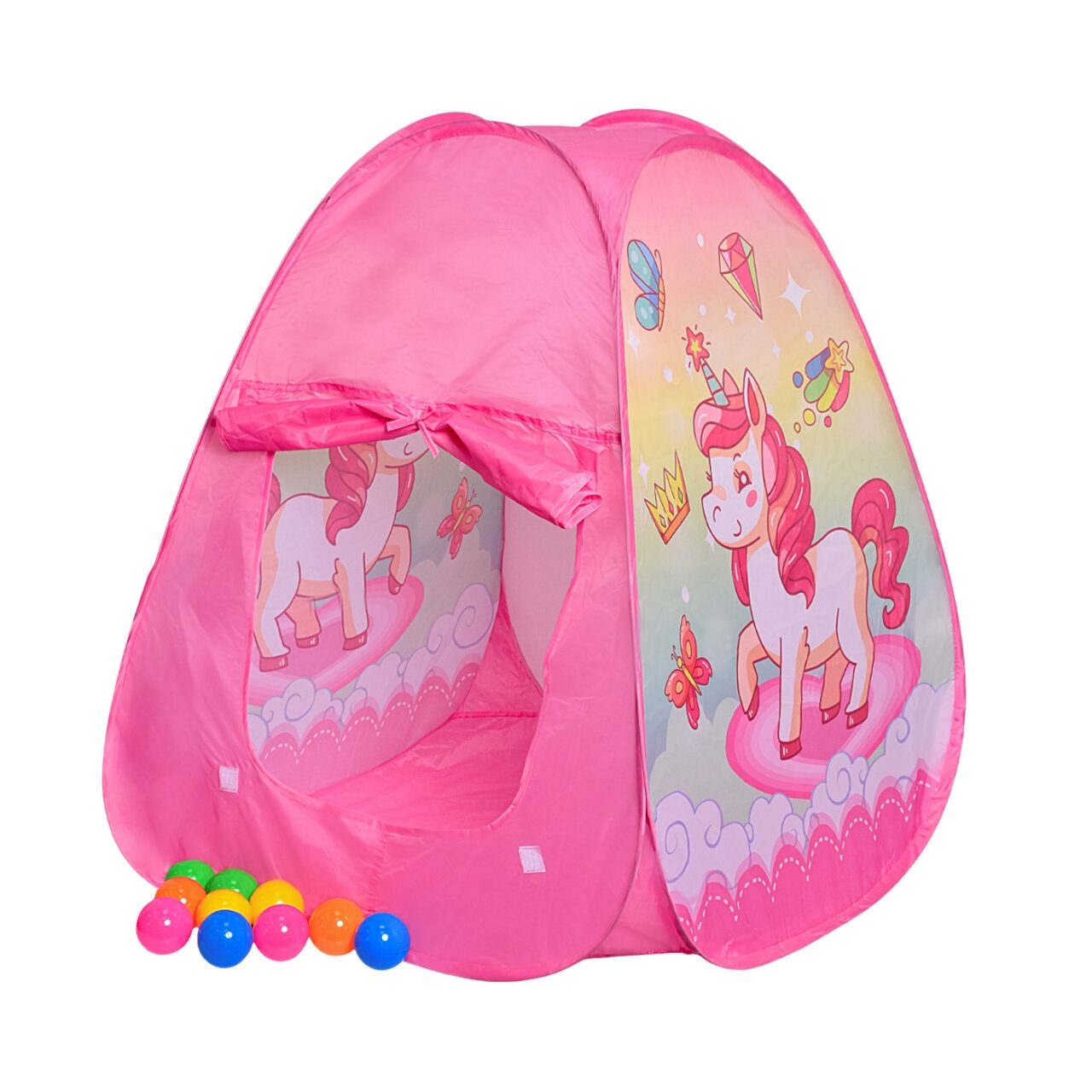 Carpa Infantil con Pelotas Unicornio Play House img #1