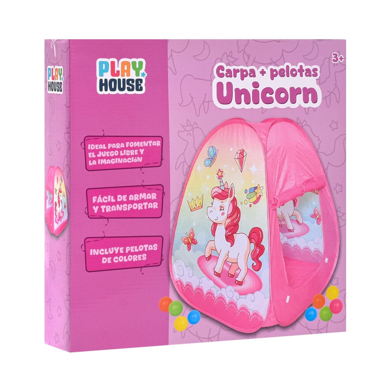 Carpa Infantil con Pelotas Unicornio Play House img #5