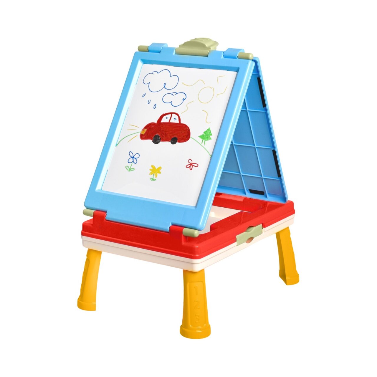 Tablero Didáctico Doble Cara con Pizarra y Juegos Fun For Kids img #1