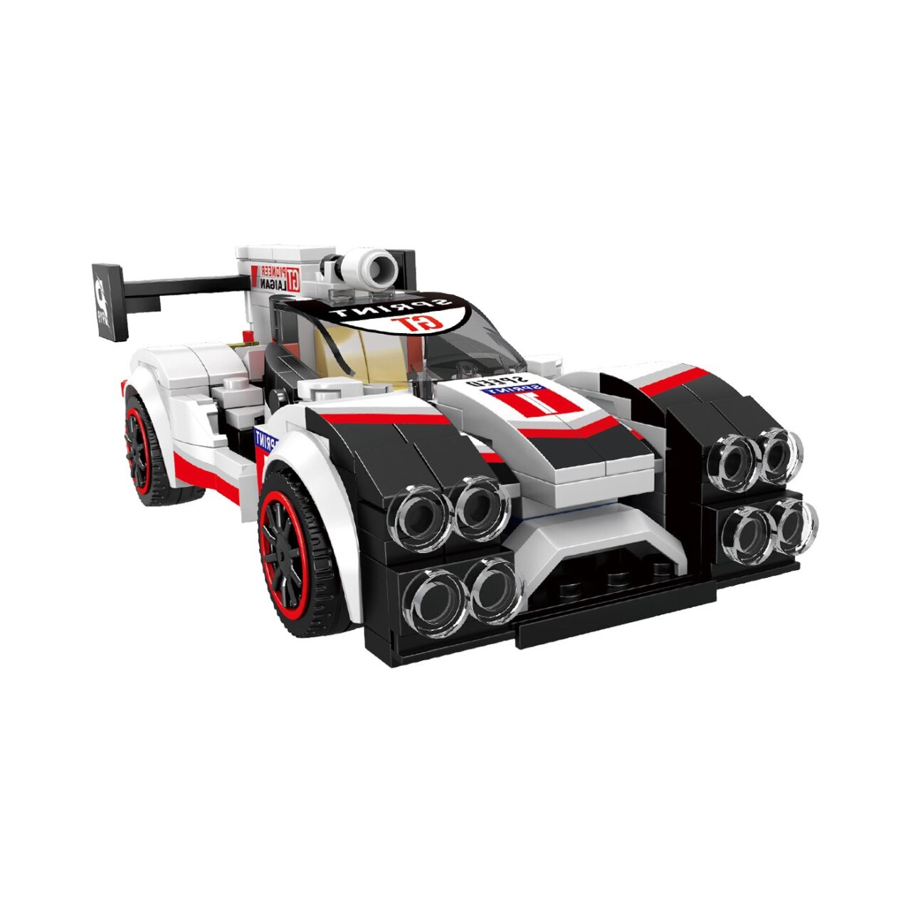 Set de Bloques Carro de Carreras F1 Blanco Blox img #3