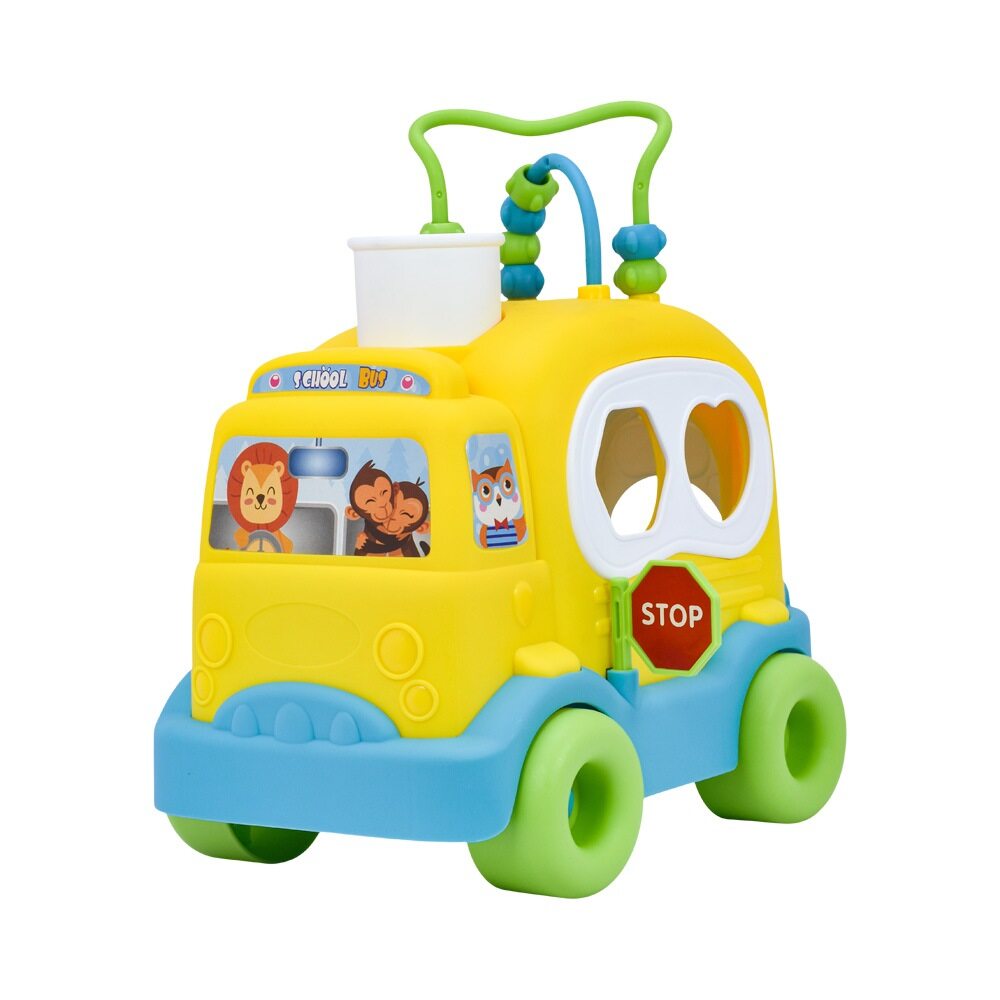 Bus Didáctico de Arrastre con Figuras y Laberinto Baby Mine img #1