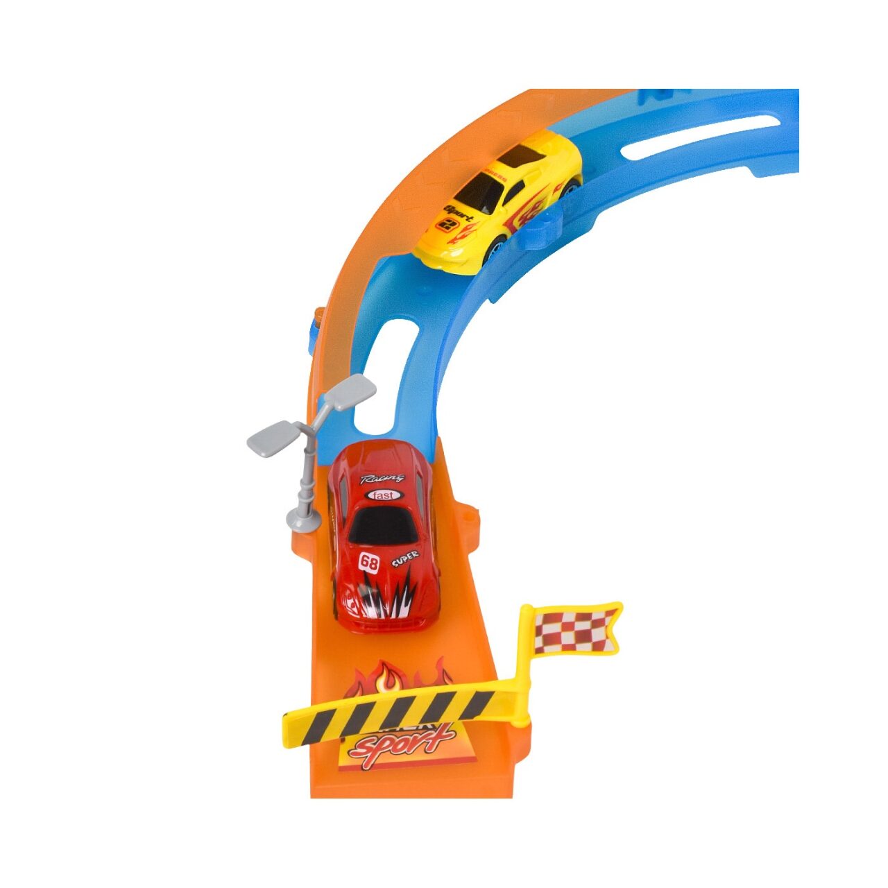 Pista Super Track Doble Giro con 2 Carros Max Racer img #4