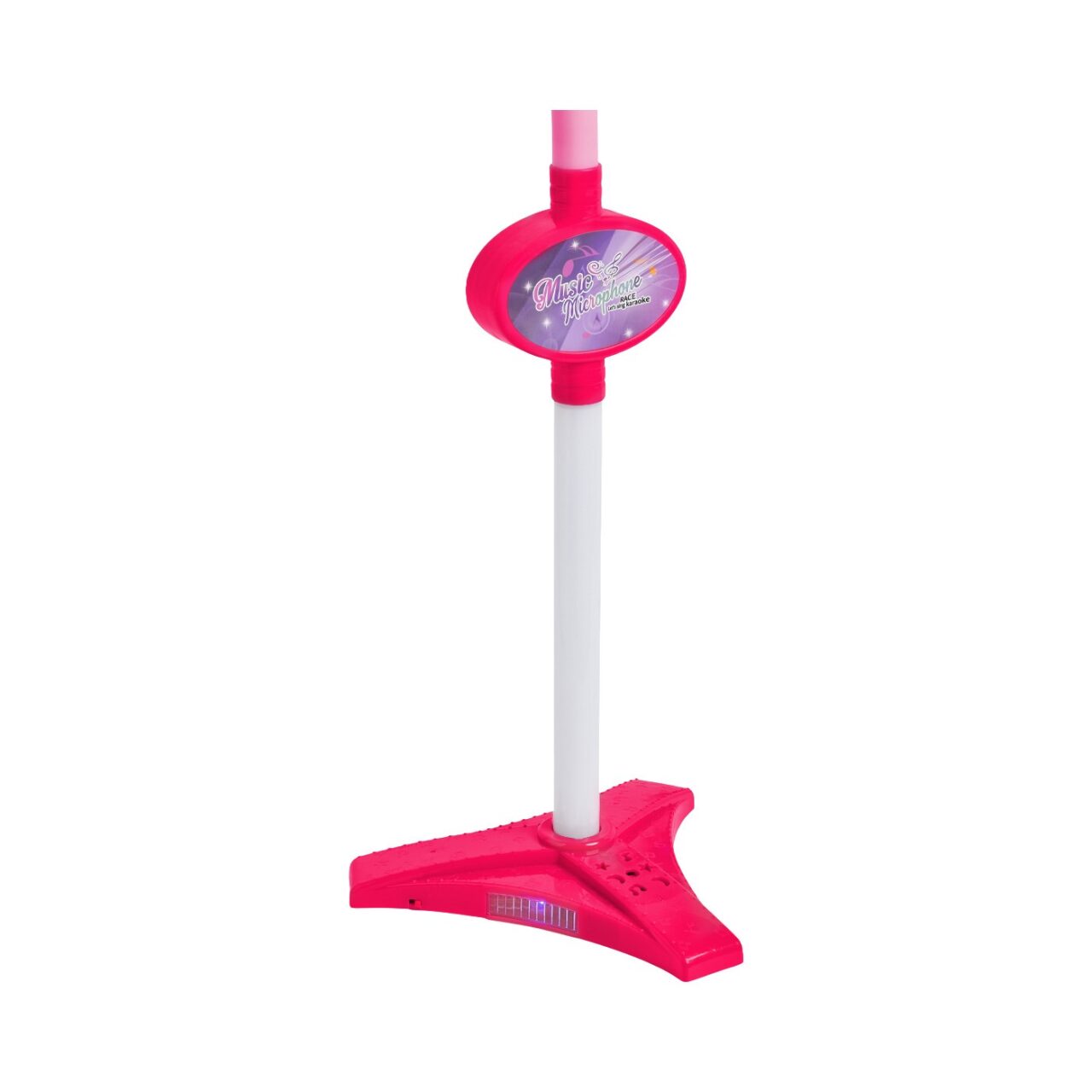 Micrófono Karaoke Infantil con Luces Rosa Tech Logic img #4