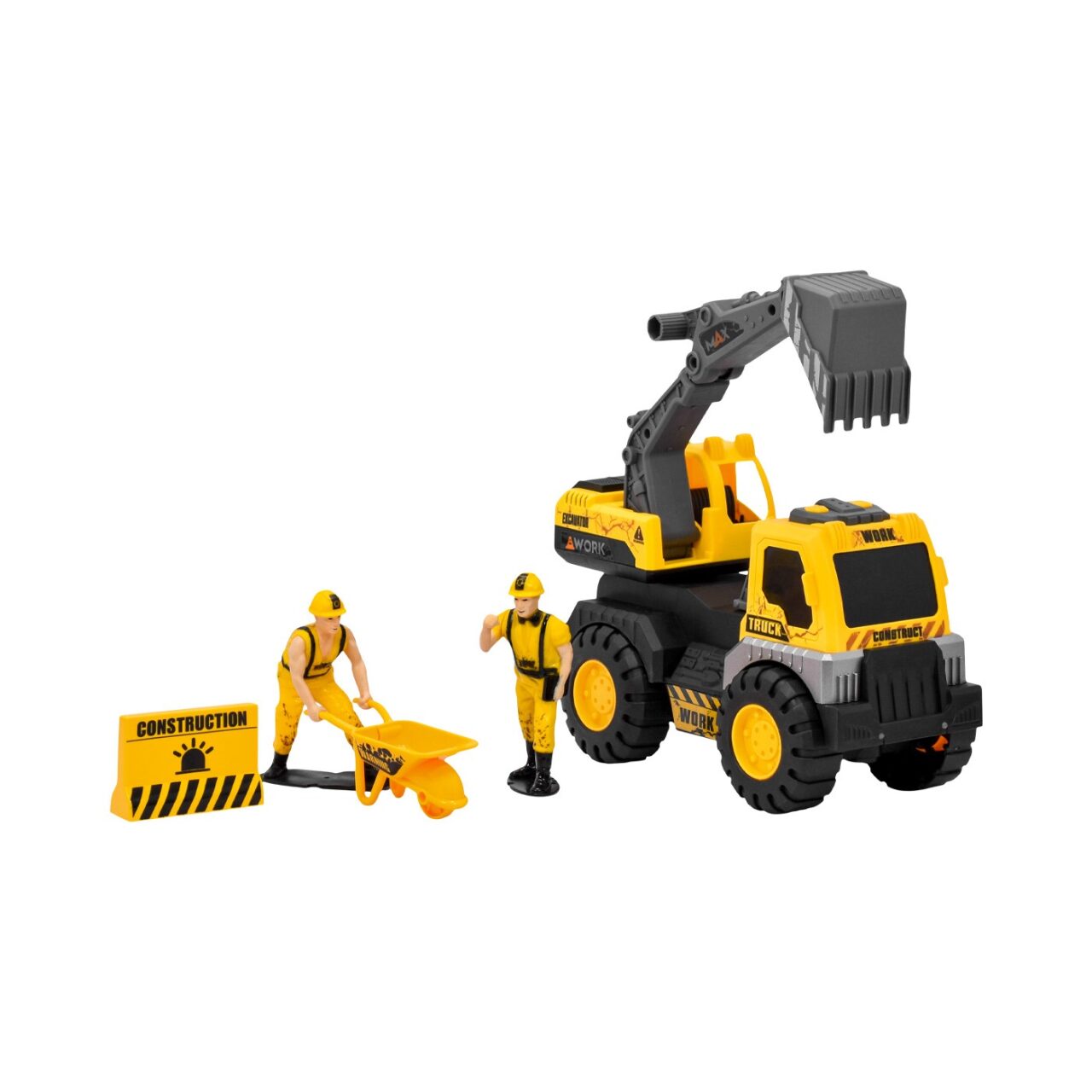 Camión de Construcción City Truck con Figuras Max Racer img #1