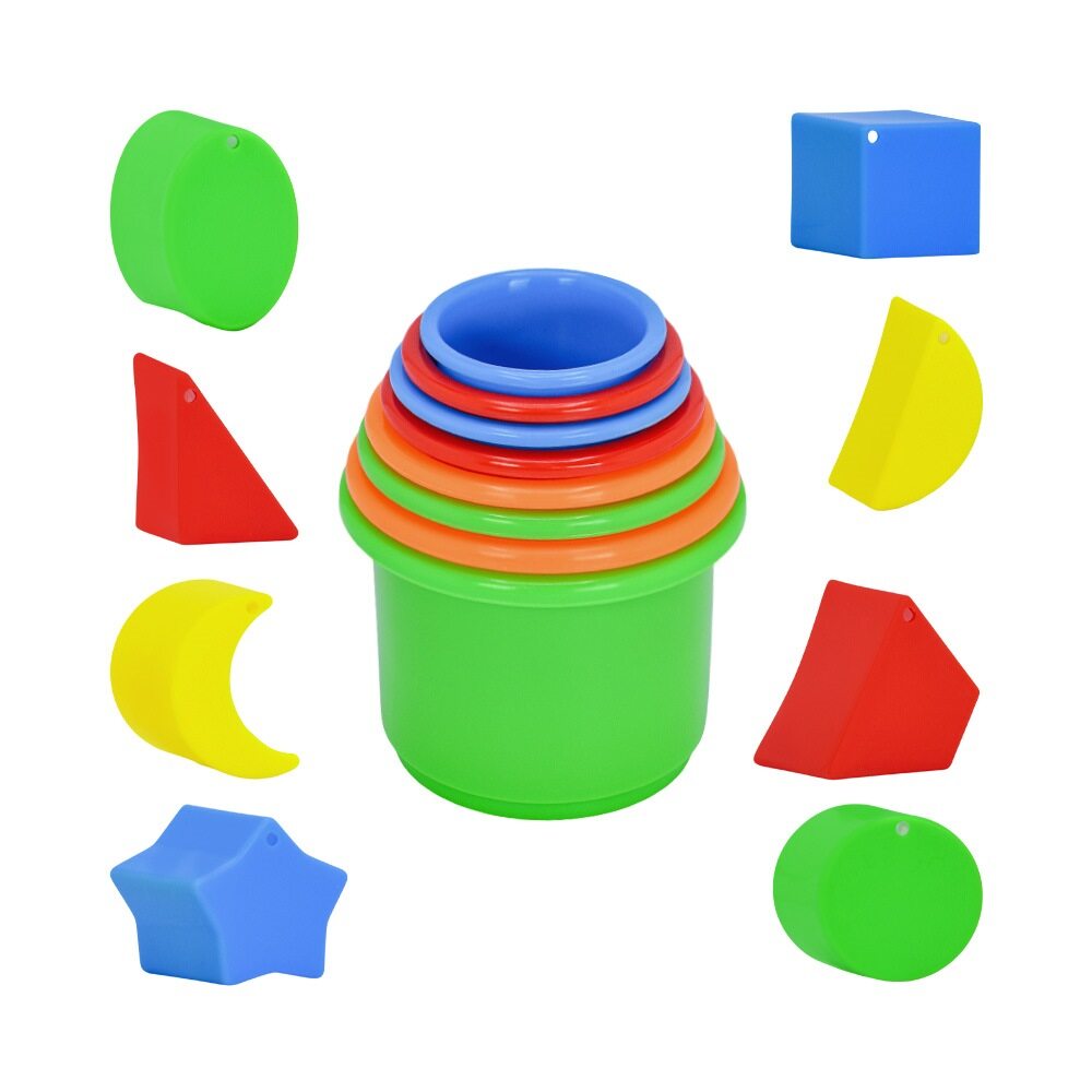 Balde Clasificador con Bloques y Vasos Apilables Baby Mine img #5