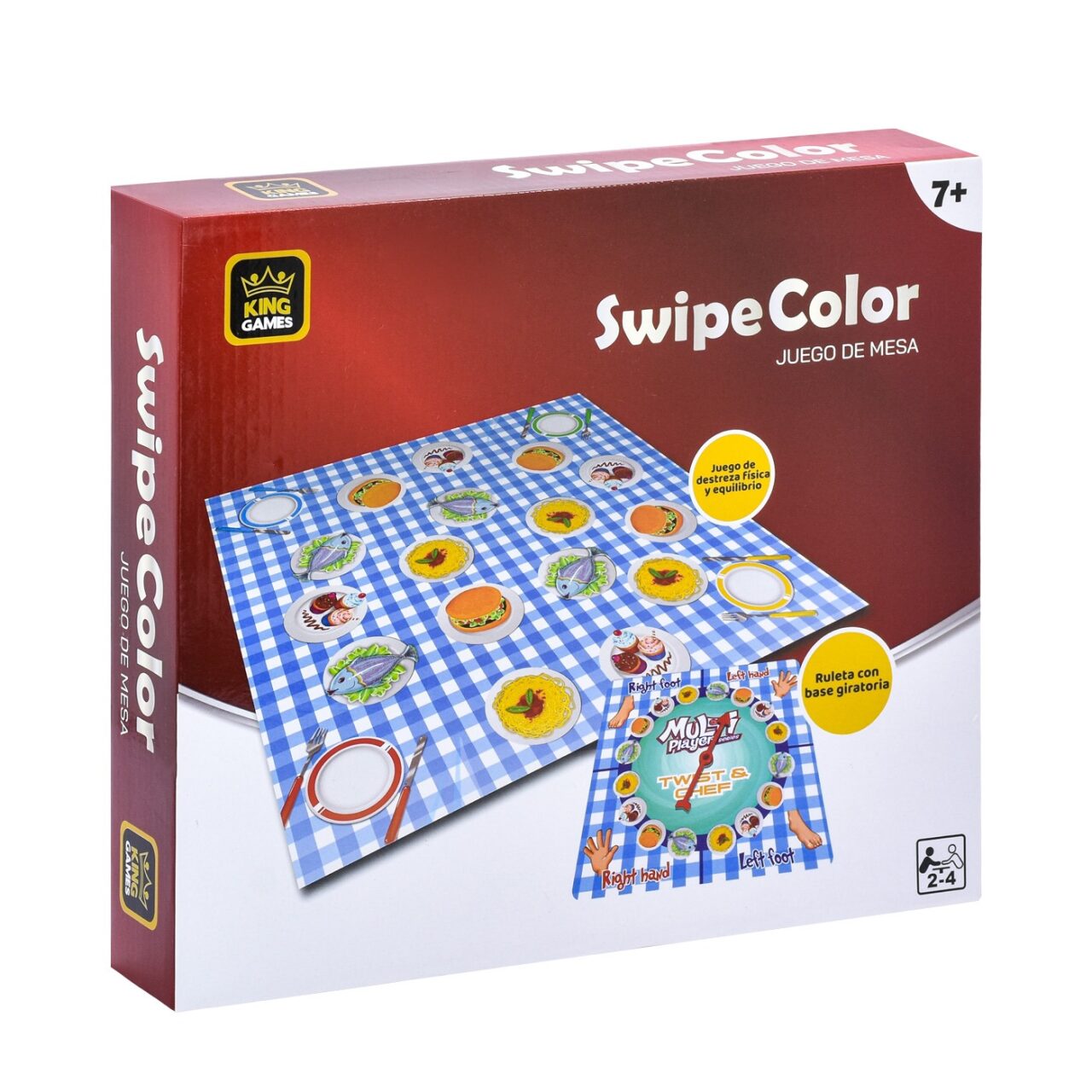 Tapete de Destreza con Ruleta de Colores King Games img #1