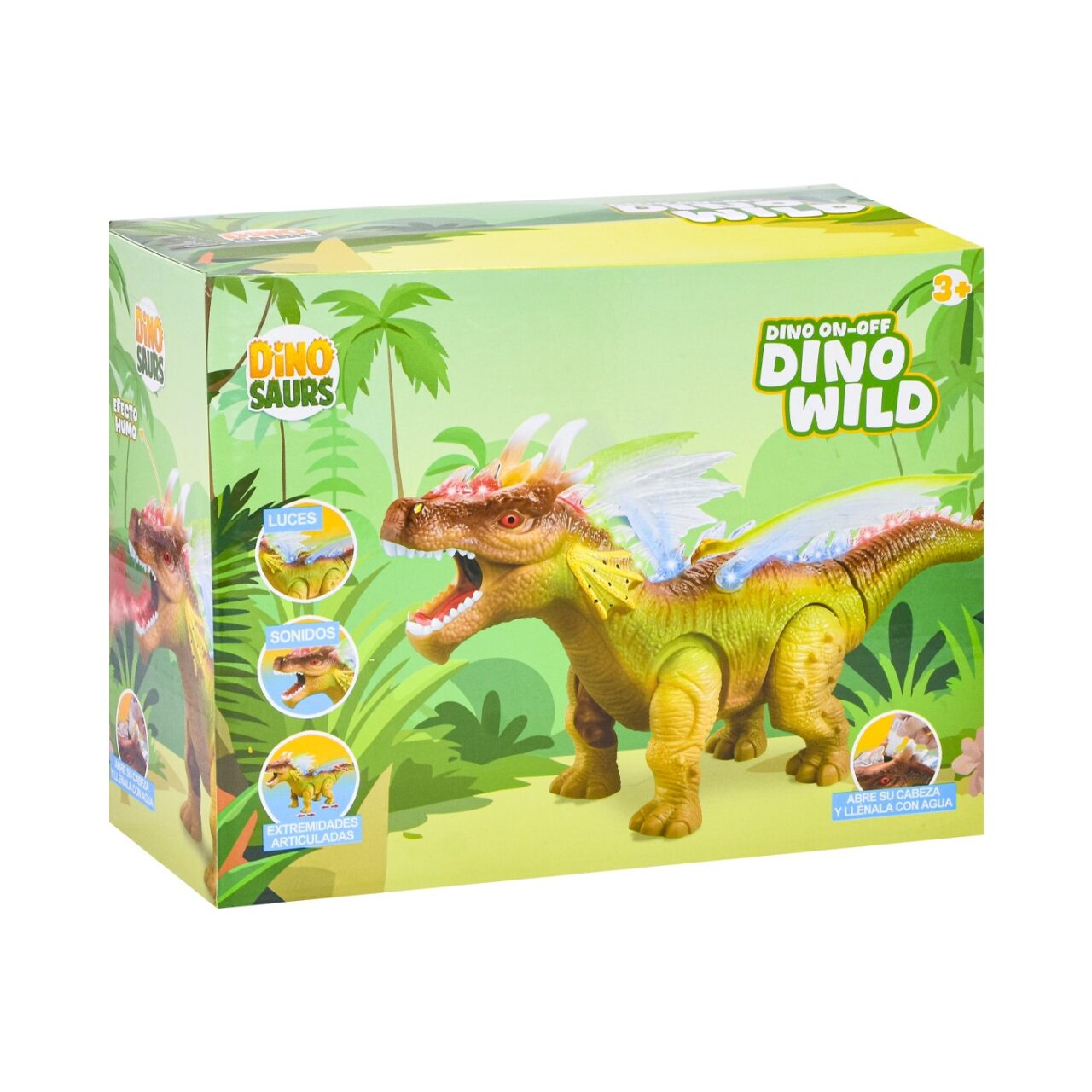 Dinosaurio Electronico con Luces Sonido y Vapor Dinosaurs img #6