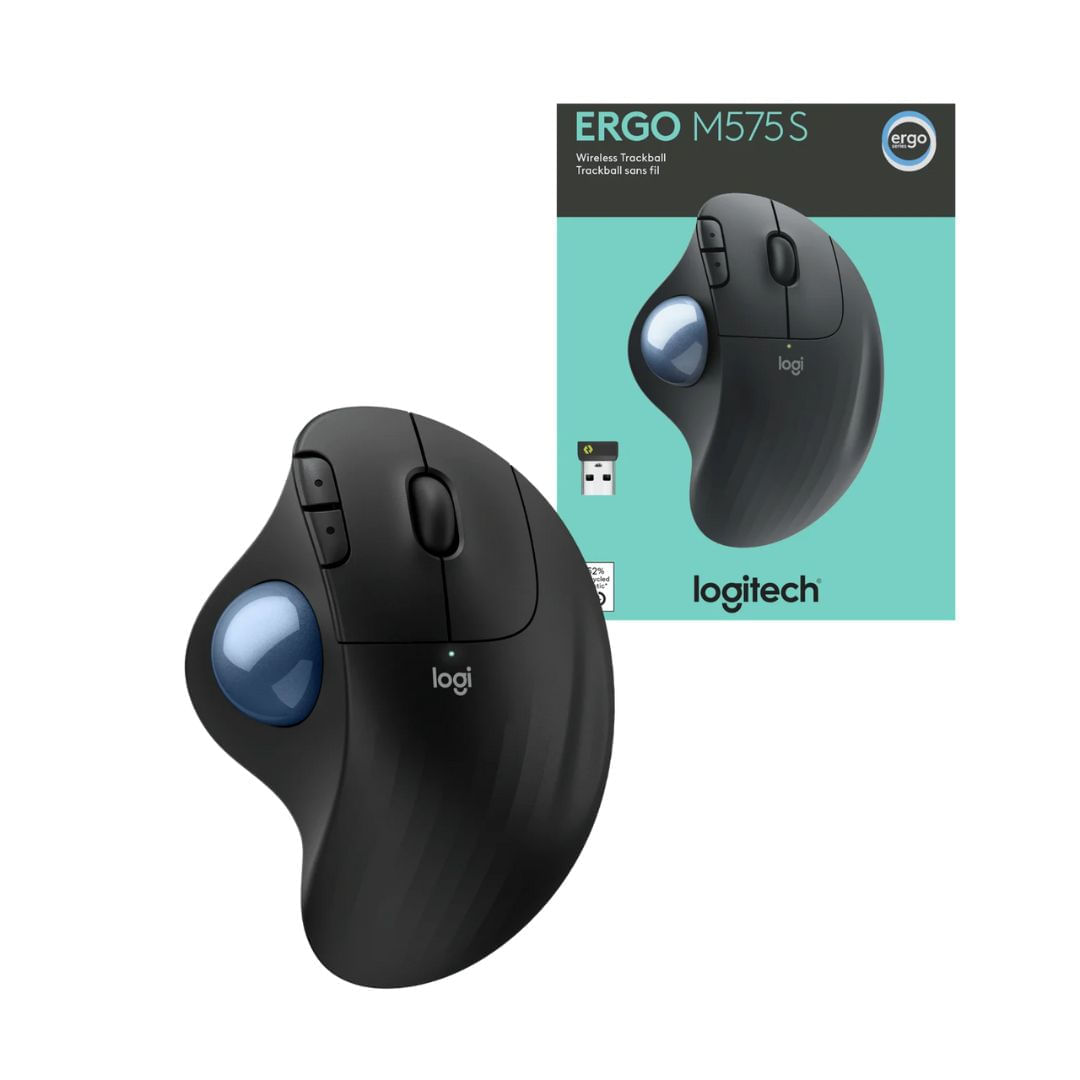 Mouse LOGITECH Inalámbrico Ergonómico M575S Negro img #1