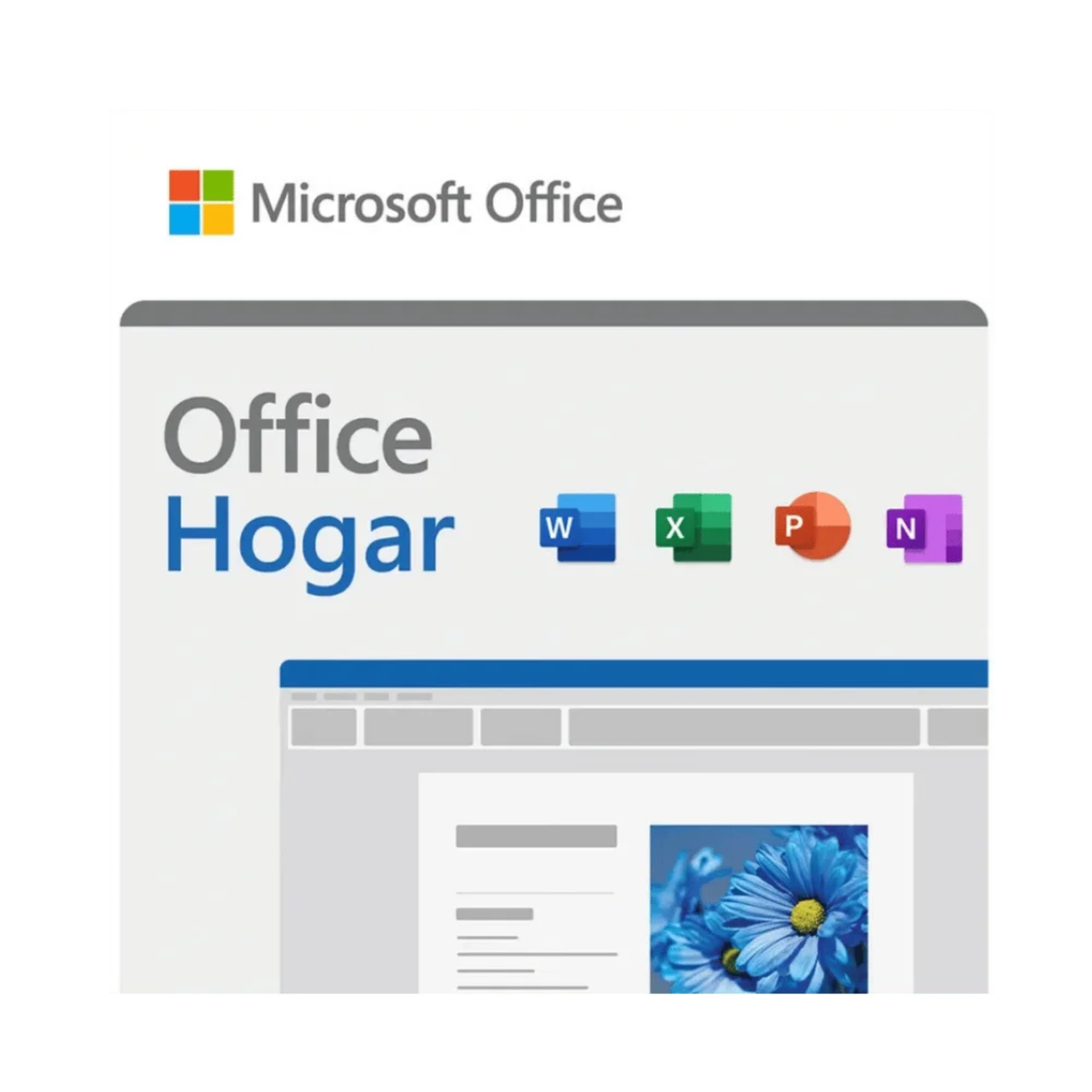 Pin Microsoft Office Hogar 2024 img #1