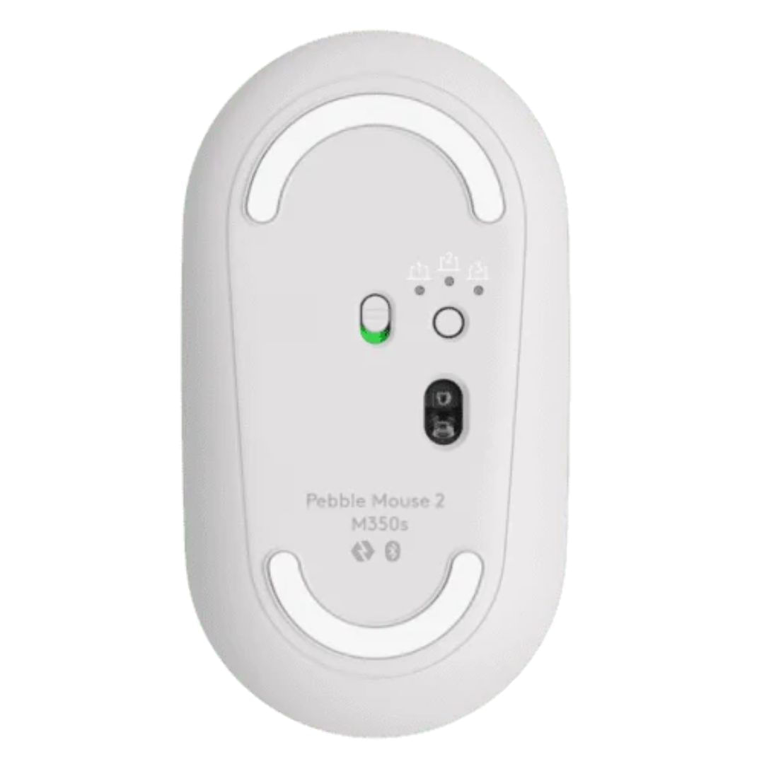Mouse Logitech M350s Inalámbrico Pebble 2 Blanco img #7