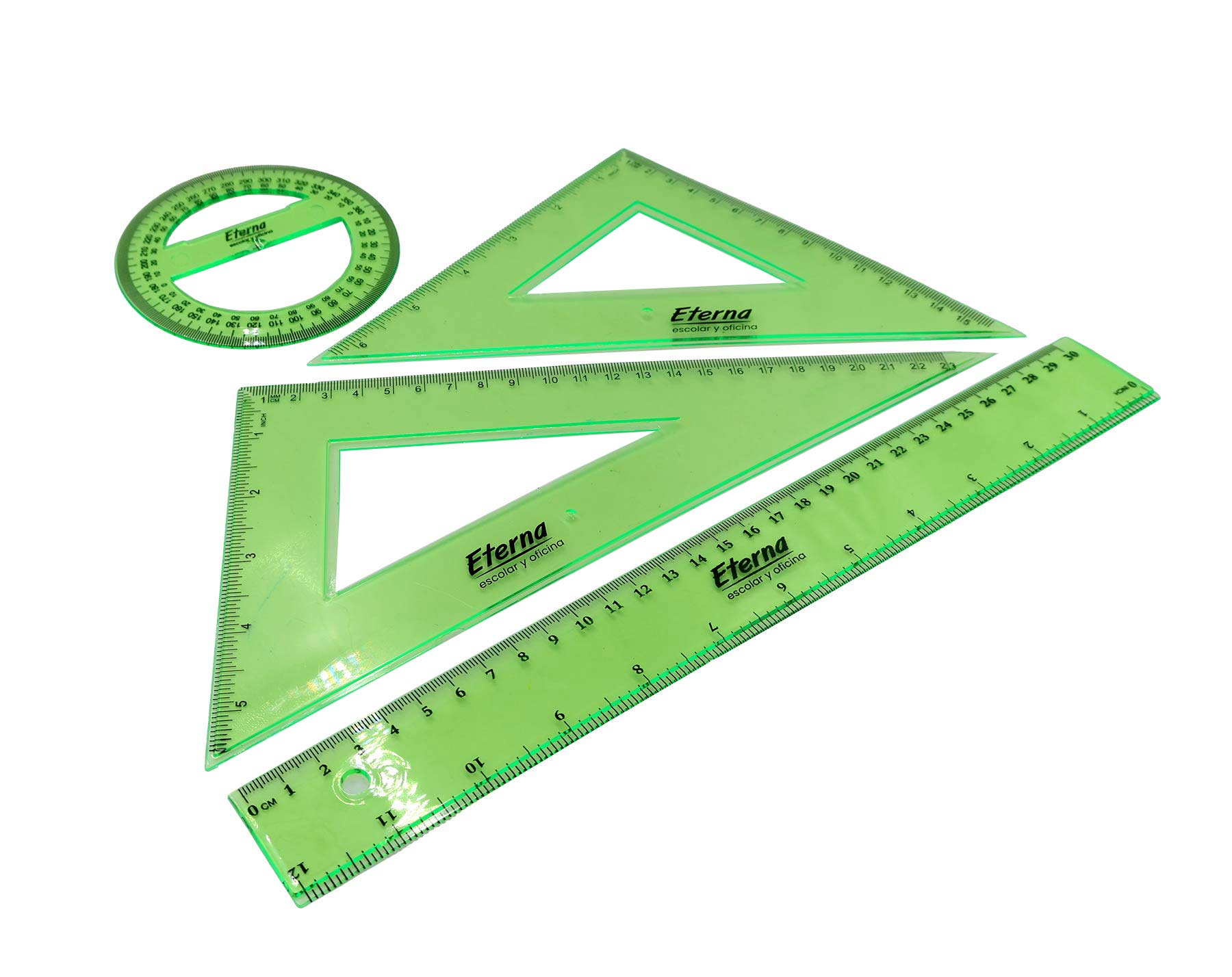 Set Juego Geométrico Fluorescente x4 PCS Eterna img #2