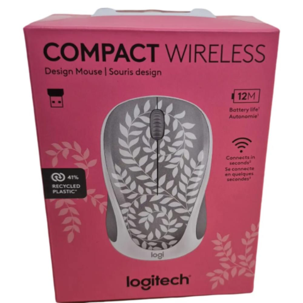 Mouse Logitech Compact Floral Gray img #5