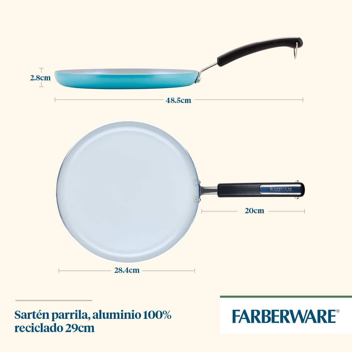 Sartén antiadherente Cerámico Farberware img #6