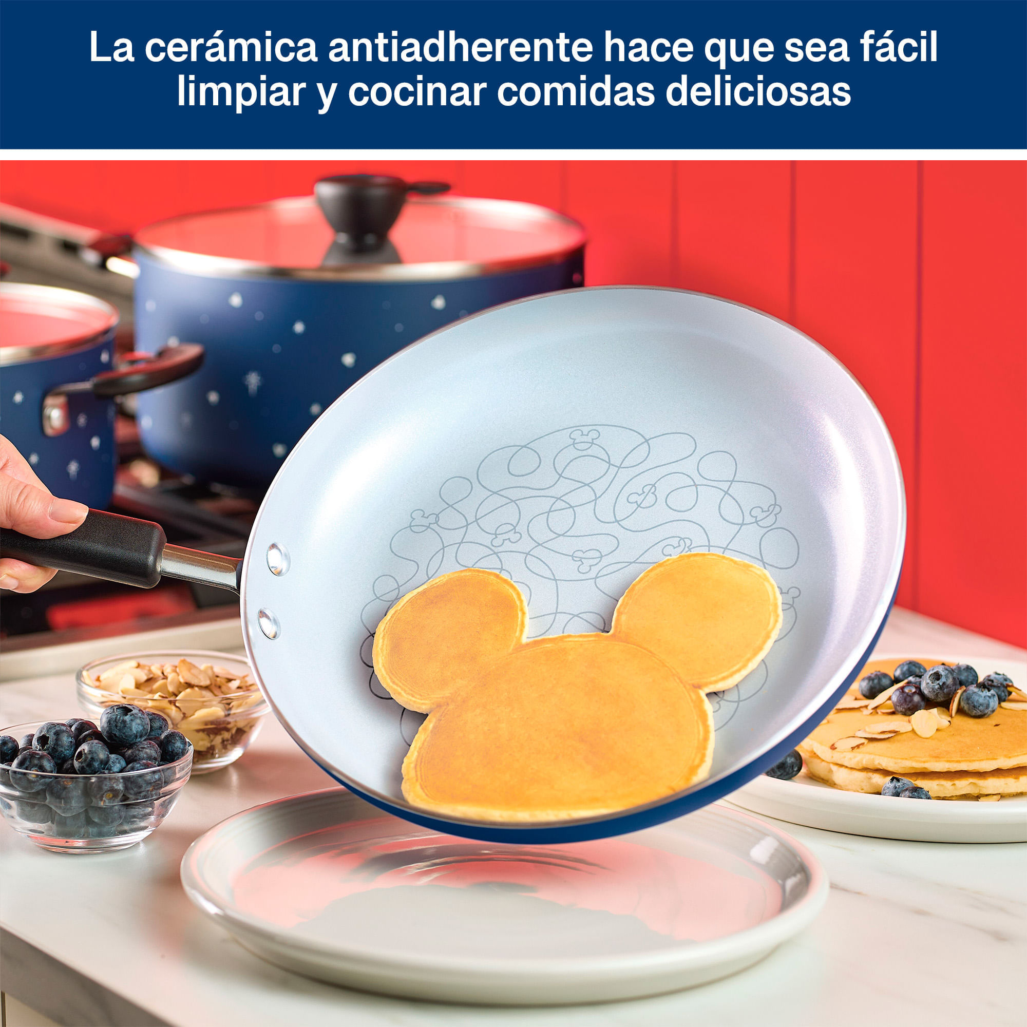 Sartén antiadherente cerámico. Colección Disney  Bon Voyage. Farberware img #6