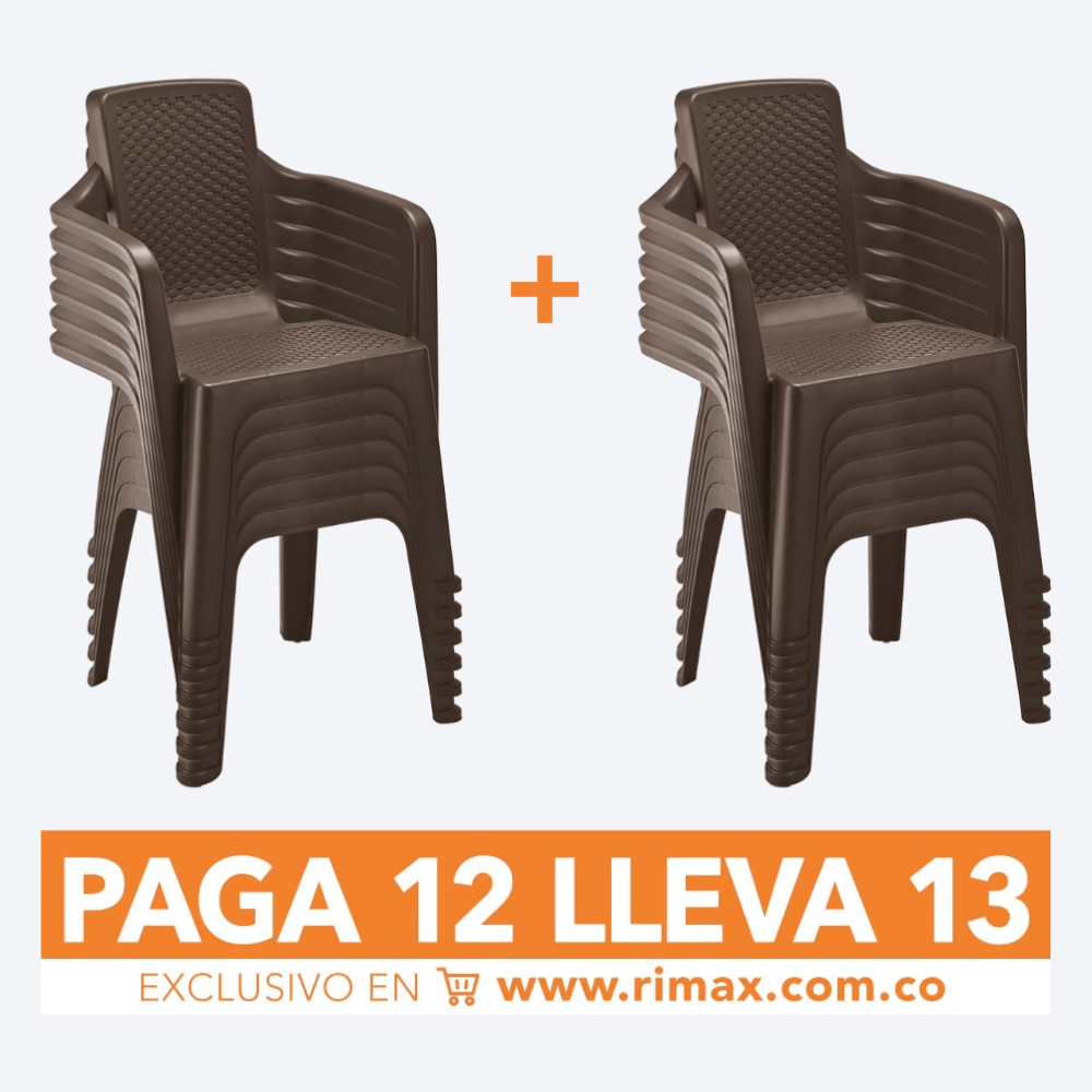 Silla Eterna Con Brazos Paga 12 Lleva 13 img #1
