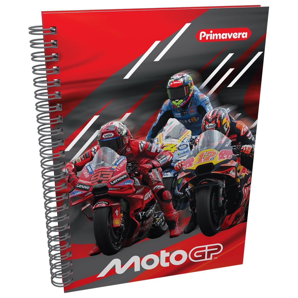 Cuaderno Argollado Pasta Dura  Moto GP Carrera img #1