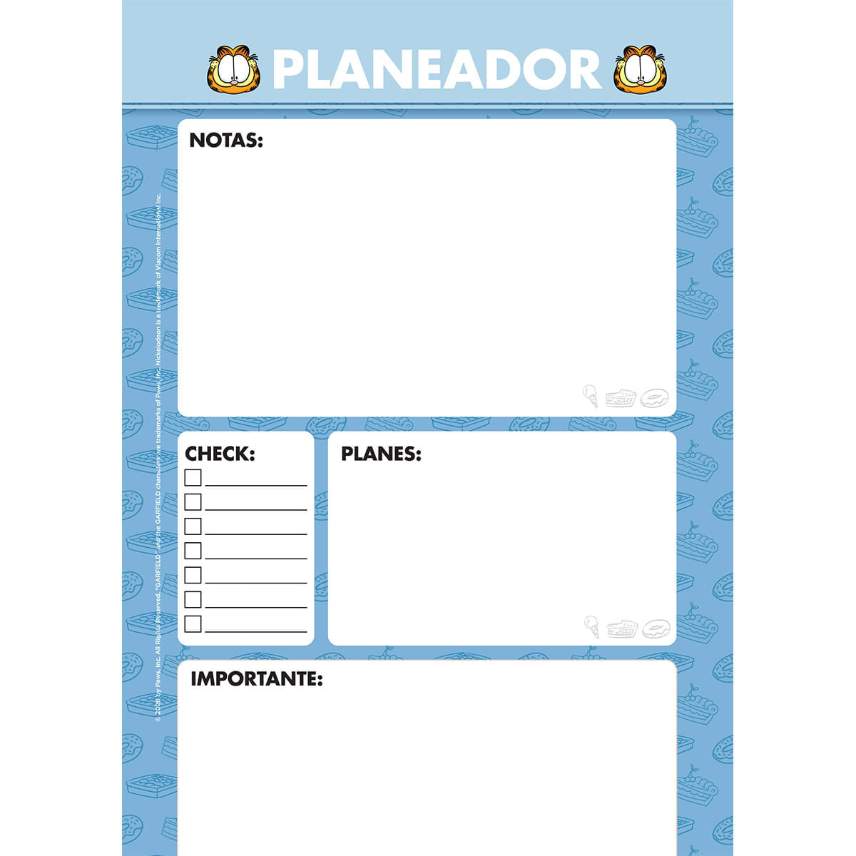 Cuaderno Argollado Pasta Dura  Garfield Best Buds img #7