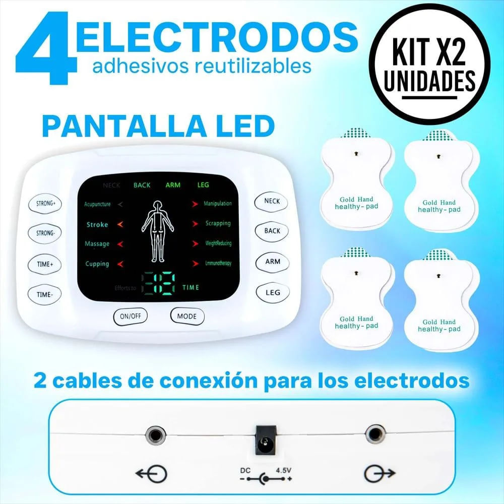 Masajeador Electro Estimulador Gimnasia Pasiva img #4