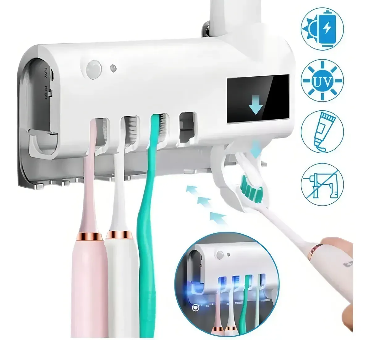 Soporte Esterilizador Cepillos Dispensador img #2