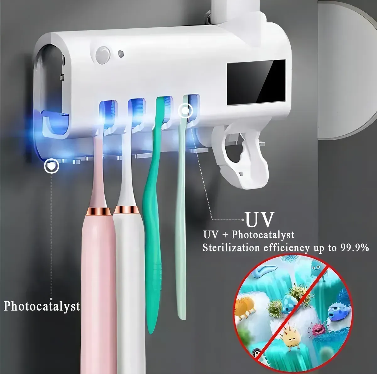 Soporte Esterilizador Cepillos Dispensador img #4