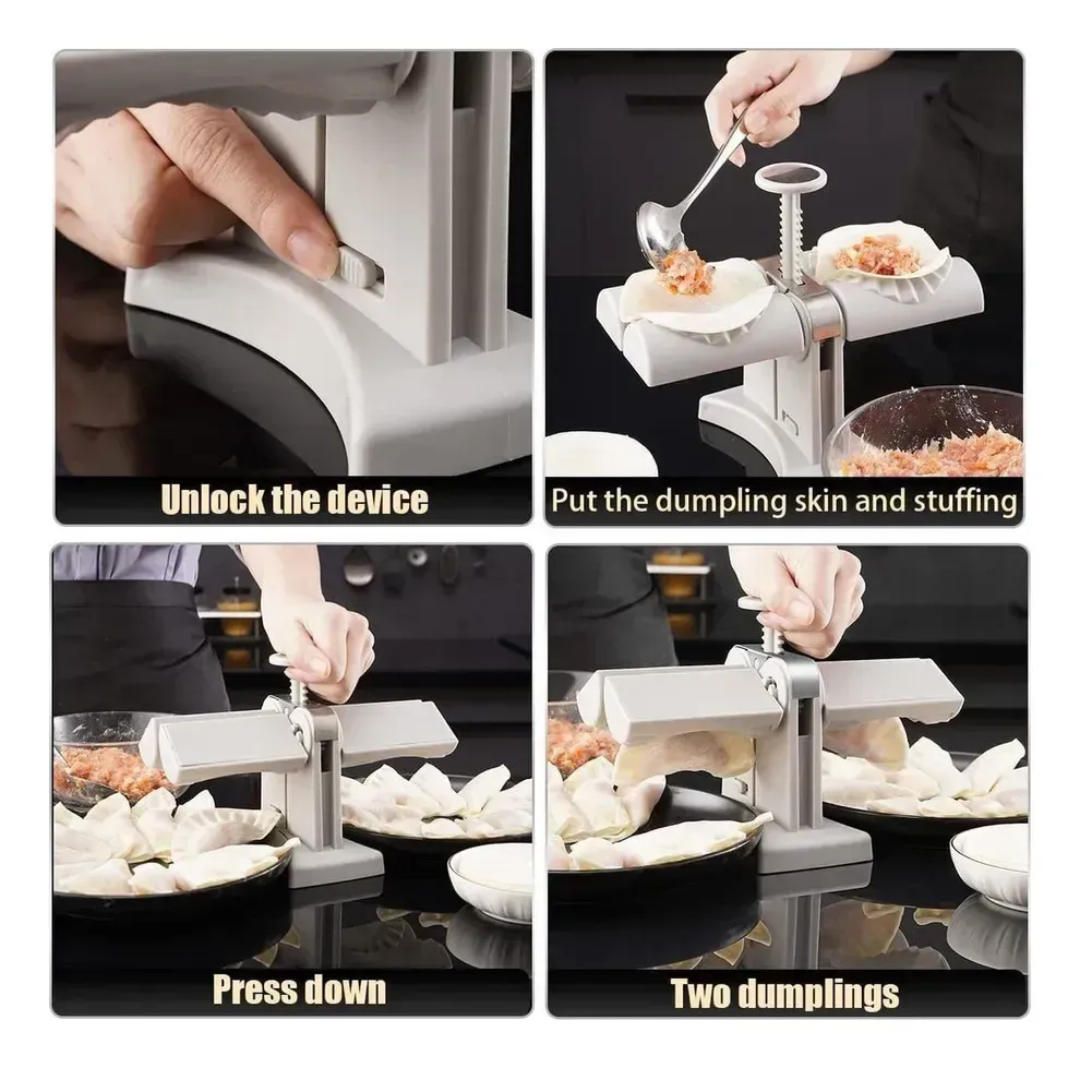 Molde de Prensa Doble para Dumplings y Empanadas img #3