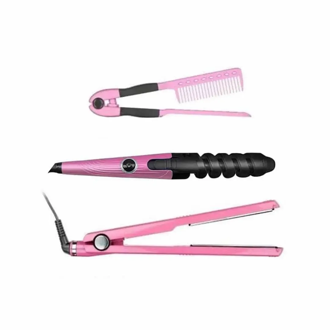 Combo Nano Titanium Plancha, Peine Y Rizador img #5
