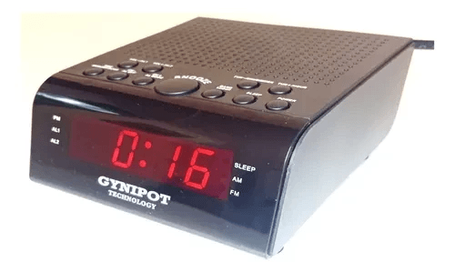 Radio Reloj Despertador Con Am/Fm, Alarma, Corriente Directa img #3