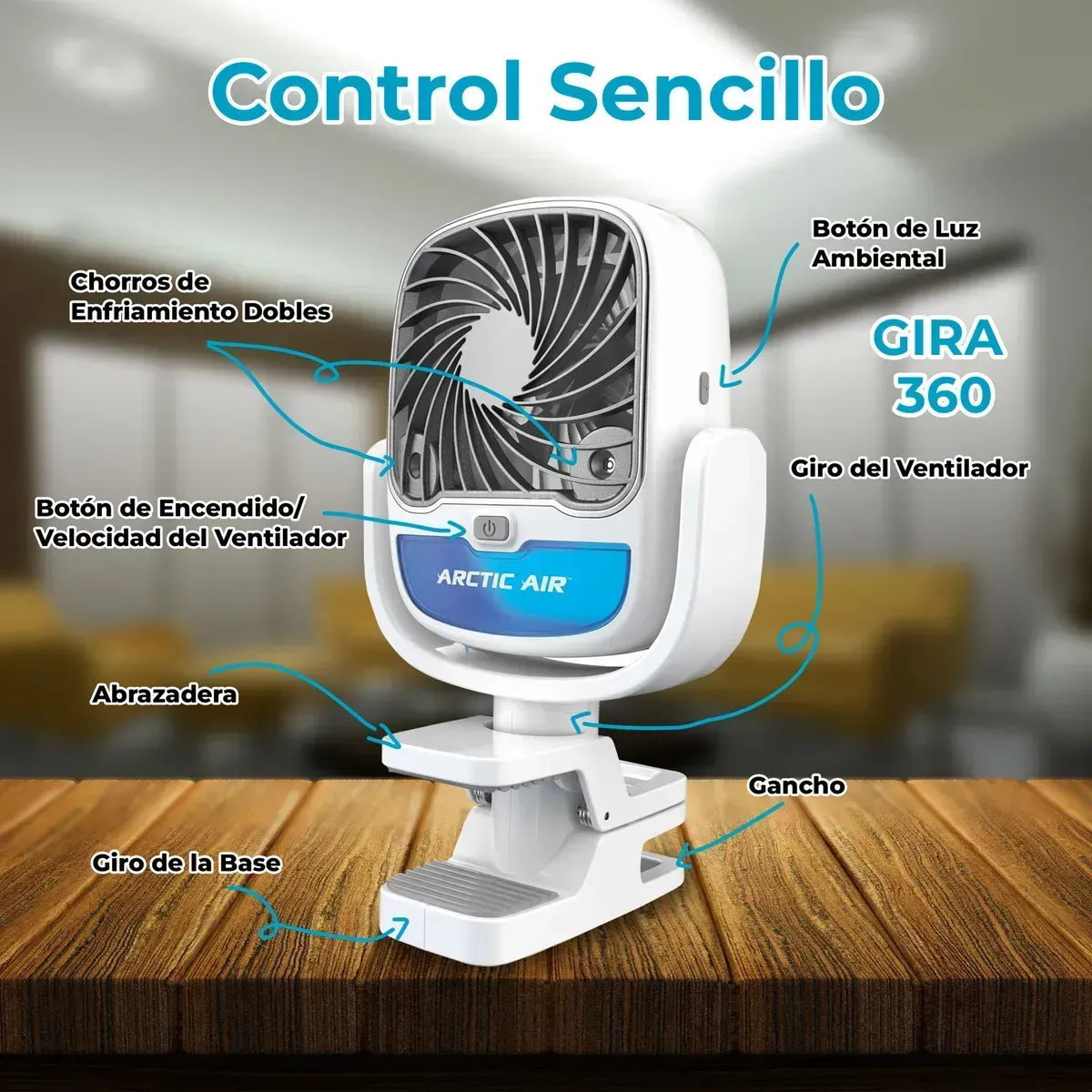 Ventilador Portatil Aire Airtic Carro img #3