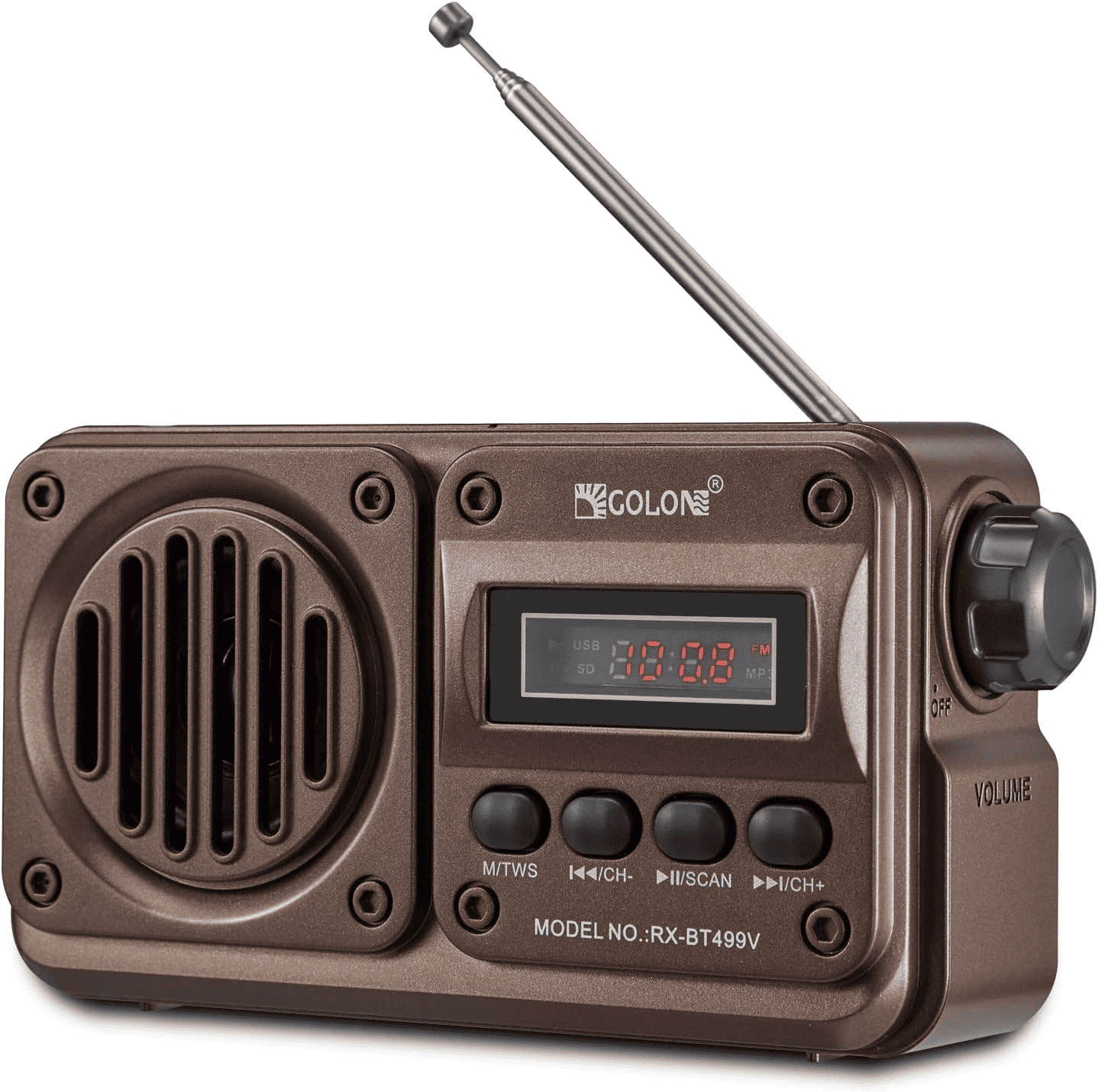 Radio (colon) Digital, Sintoniza Am/fm/bluetooth, Batería Incorporada, Sonido De Alta Calidad img #1