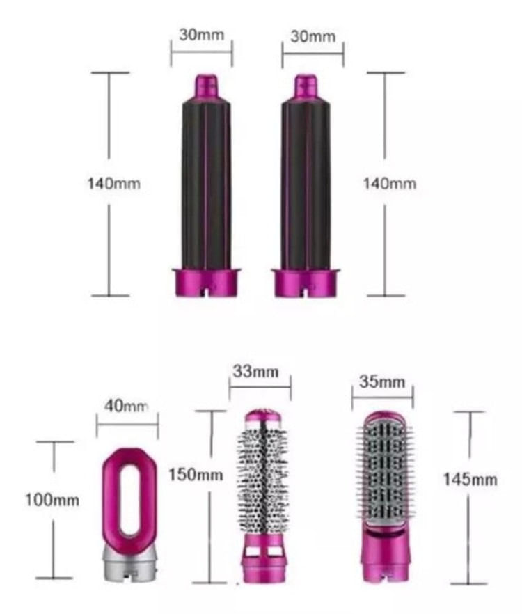 Cepillo Eléctrico 5 en 1 – Secador y Alisador de Cabello img #4