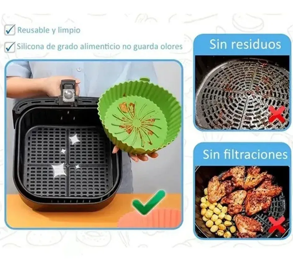 Protector De Silicona Para Airfryer img #6