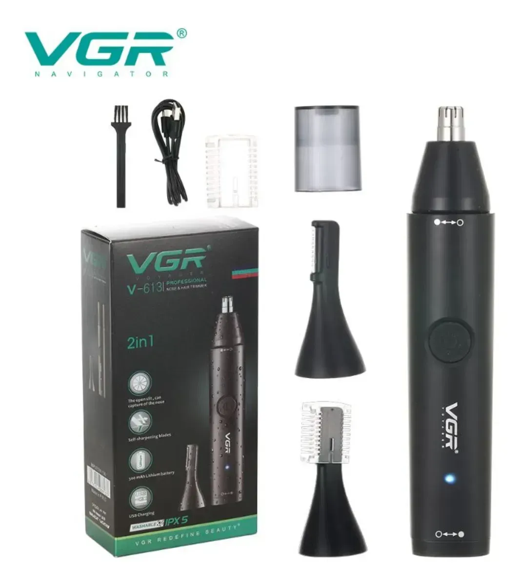Depiladora 2 en 1 VGR V613 Recortador Nariz y Cabello img #2