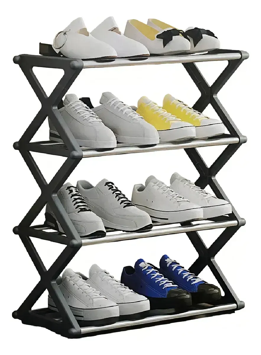 Organizador De Zapatos Para Hogar Armable Práctico 4 Niveles img #1