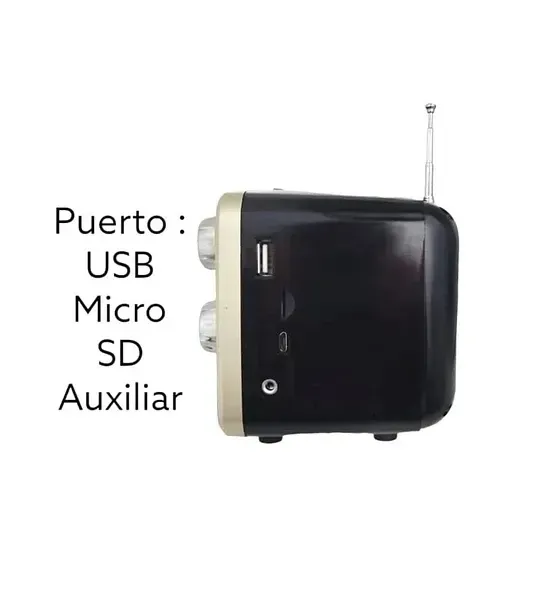 Radio Retro Carga Celulares, Bluetooth, Usb,sd, Aux, Am, Fm, Sw img #5
