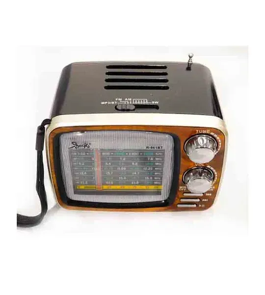 Radio Retro Carga Celulares, Bluetooth, Usb,sd, Aux, Am, Fm, Sw img #2